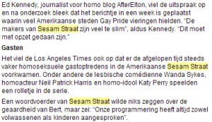Spatiegebruik bij Telegraaf.nl
