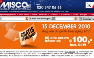 d/t-fout Misco
