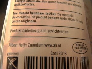 Albert Heijn: produkt? bewaardvies?
