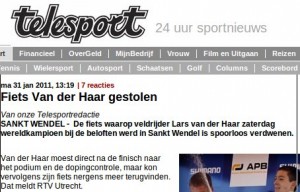 Telegraaf finish