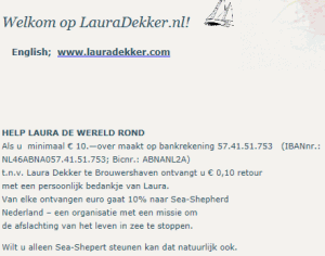 Laura Dekker's Sea-Shepert