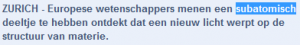 nu: subatomisch
