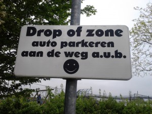 drop of zone